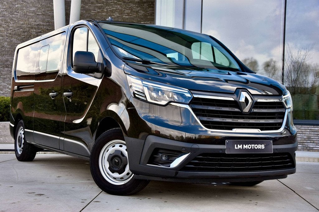 Renault Trafic 2.0 dCi Lichte vracht *DUBBELE CABINE* AUTOMA, Autos, Achat, Entreprise, Renault, Noir