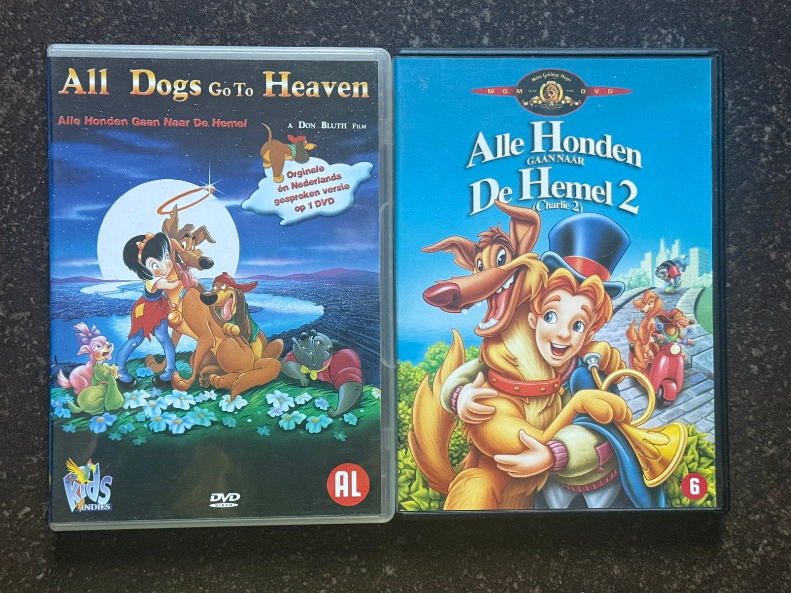 Alle honden gaan naar de hemel 1 + 2, Cd's en Dvd's, Ophalen of Verzenden, Zo goed als nieuw