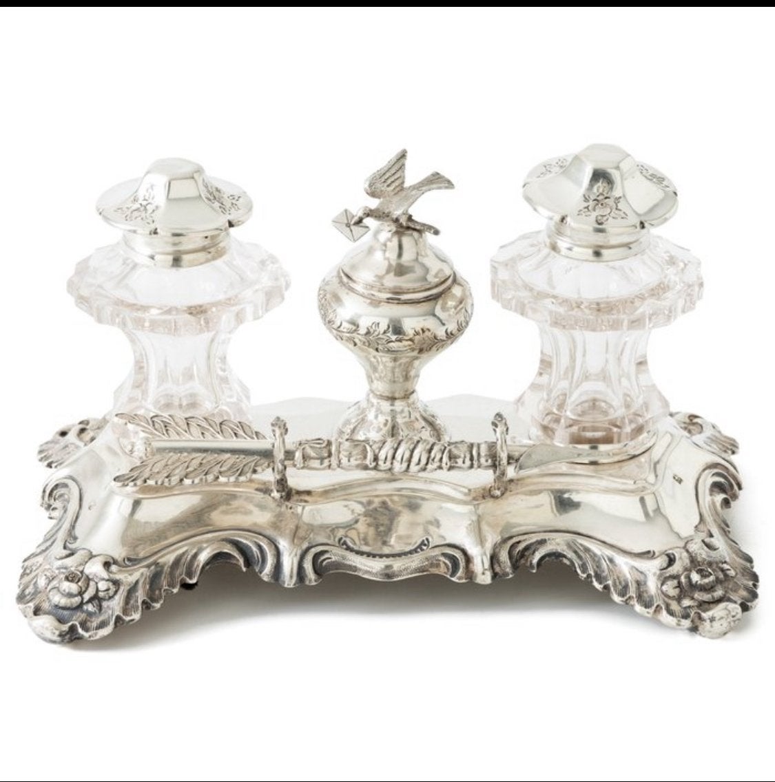 Elegant bureaustel uit 833 Zilver, Enlèvement, Comme neuf, Argent