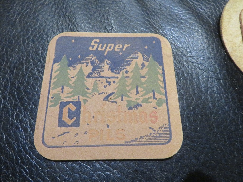 bierviltje super Christmas pils, Verzamelen, Ophalen of Verzenden, Zo goed als nieuw, Viltje(s), Overige merken