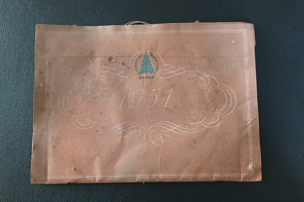 Kalender "De Spar" 1951, Collections, Actions de supermarché, Spar, Enlèvement ou Envoi