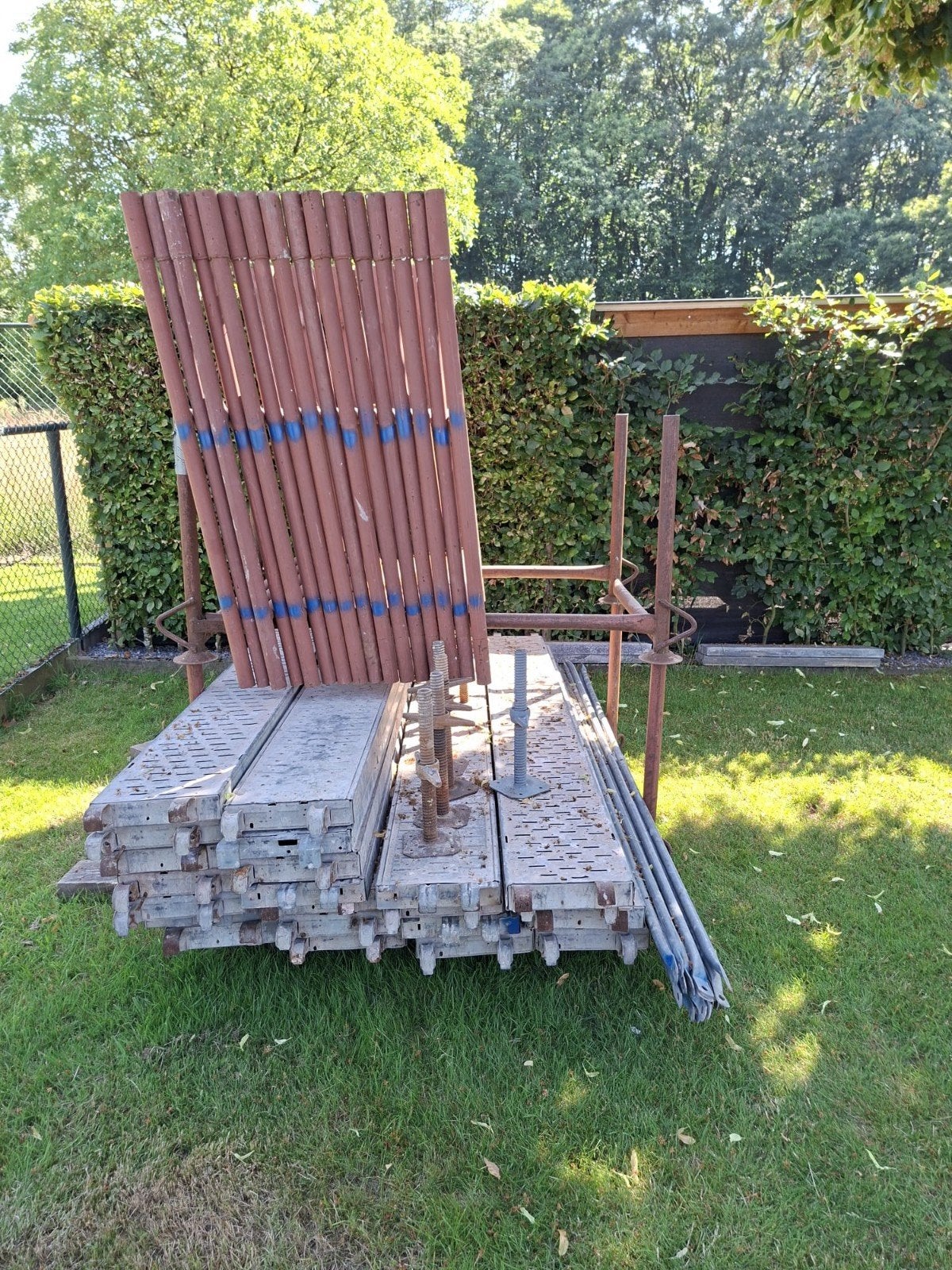 Metser stelling, Enlèvement