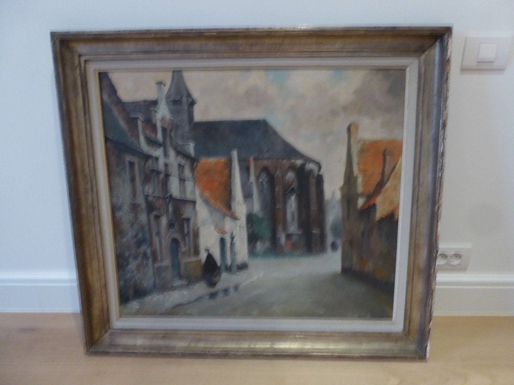 peinture ancienne, Antiquités & Art, Enlèvement, Signé