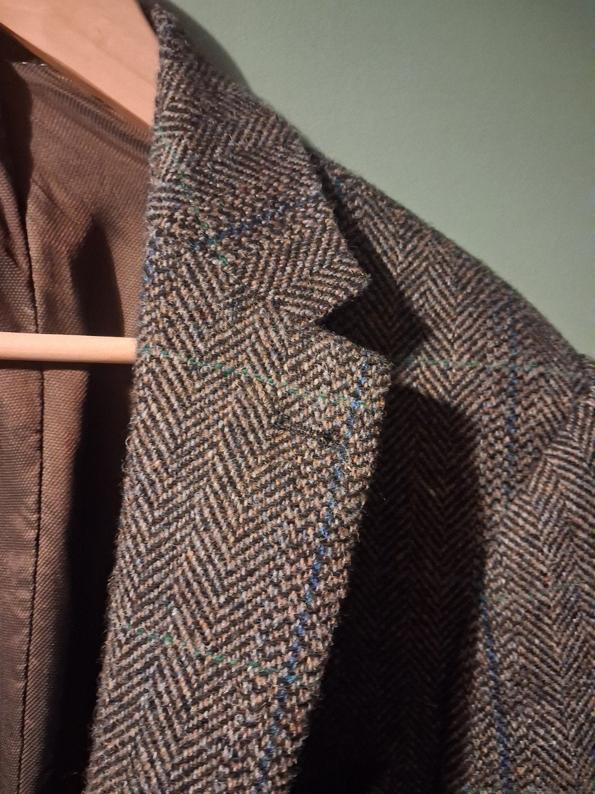 Blazer en tweed Harris tissé à la main — 100 % pure laine à, Vêtements | Hommes, Enlèvement ou Envoi, Comme neuf
