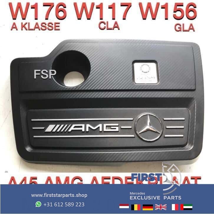45 AMG motorafdekplaat Mercedes W176 A Klasse W117 CLA W156, Auto-onderdelen, Gebruikt, -, Ophalen of Verzenden, -