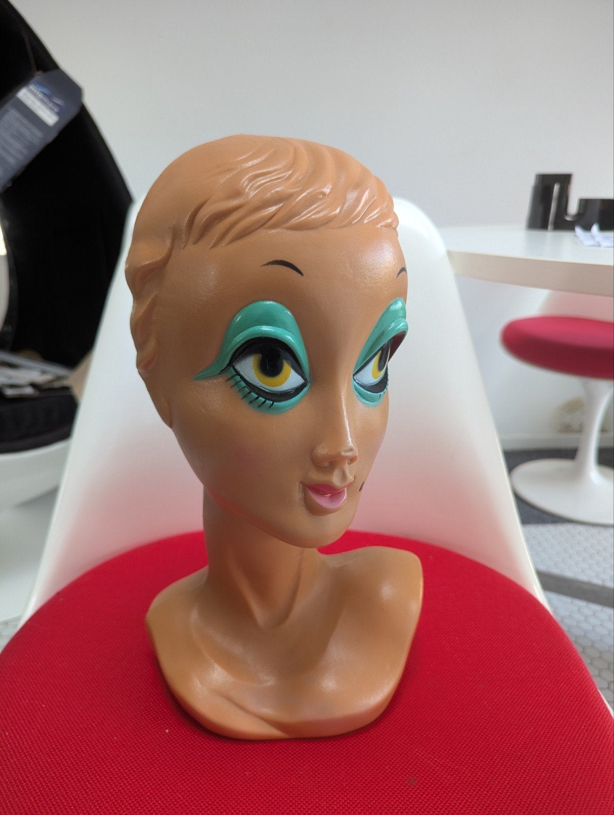 tête a chapeau Twiggy vintage, Enlèvement ou Envoi