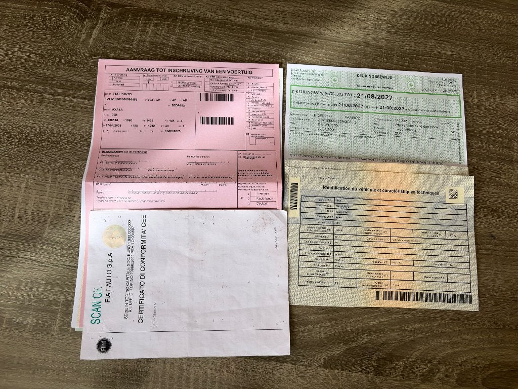 Mooie Punto 1200benz, 124000km, gekeurd voor verkoop, 1242 cm³, Achat, Boîte manuelle, 48 kW