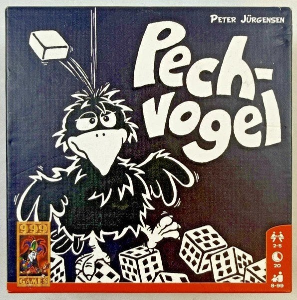 999 Games Pechvogel dobbelspel gezelschapsspel compleet spel, Hobby en Vrije tijd, Gezelschapsspellen | Bordspellen, Een of twee spelers