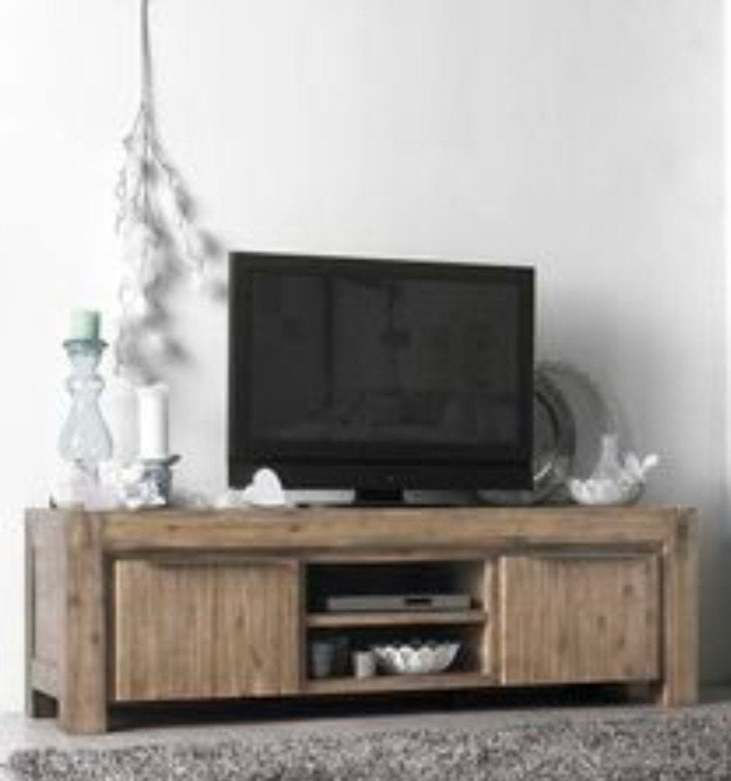Magnifique meuble TV en teck massif (160 cm) Excellent état, Teck, 25 à 50 cm, Moins de 100 cm, 150 à 200 cm