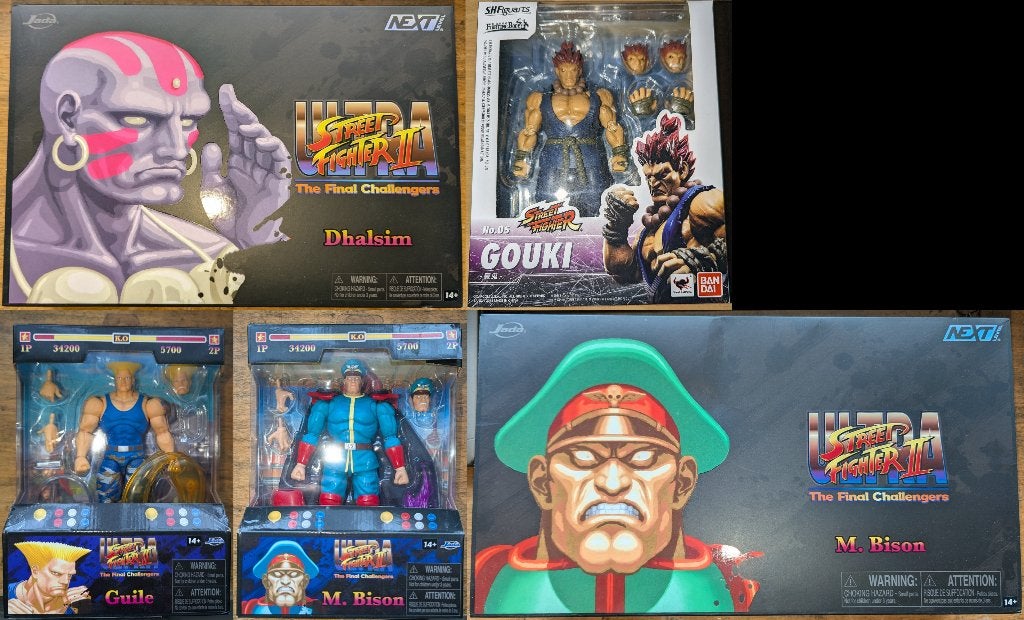 Bandai & Jada Street Fighter 2, Collections, Envoi, Comme neuf