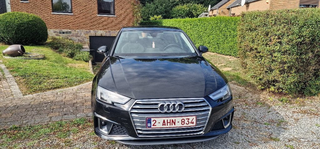 Audi A4 B9 S line 35 tfsi, Euro 6, 4 cilinders, A4, Zwart