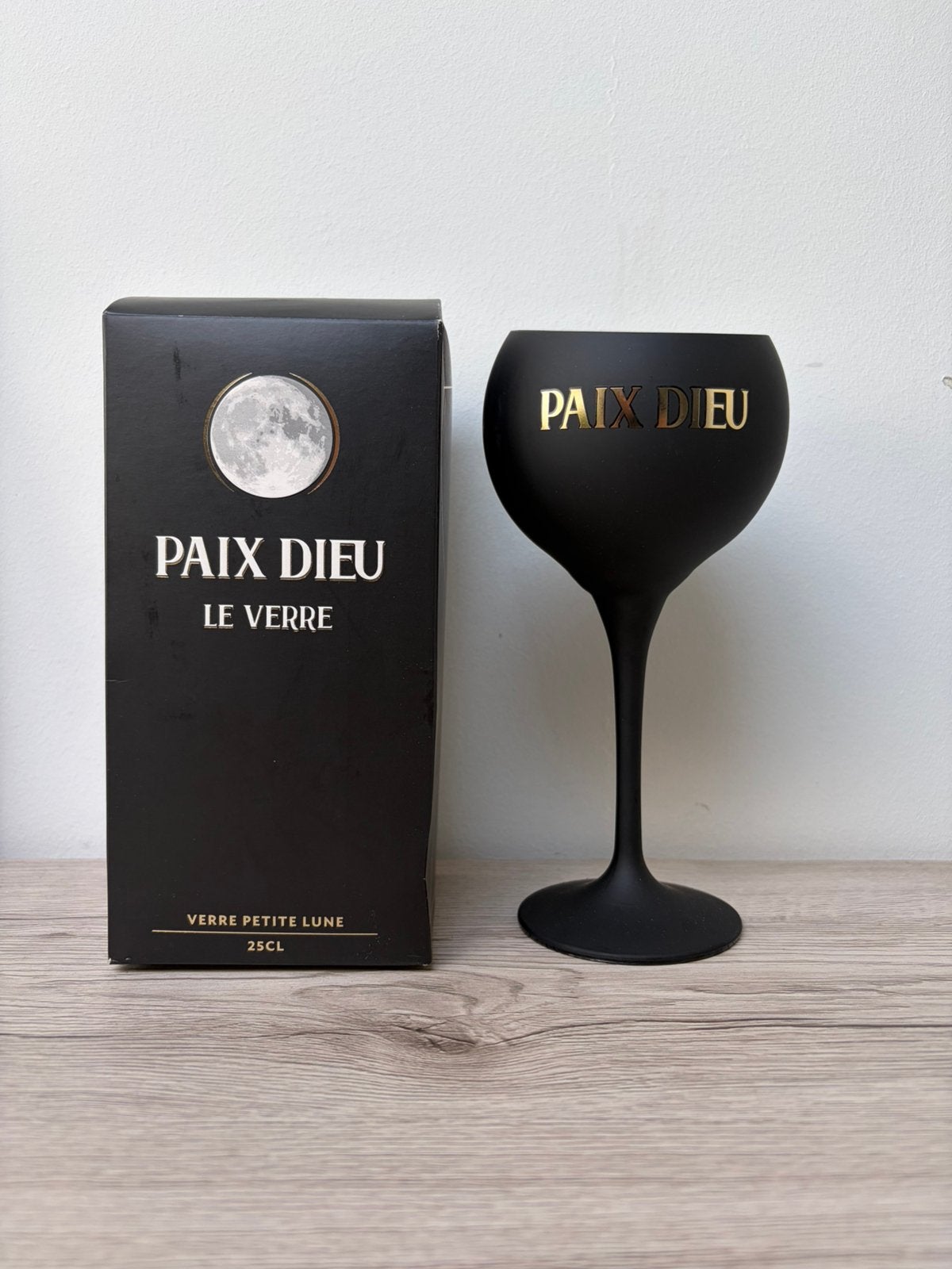 Zeldzaam Paix Dieu Limited Black Edition 25CL Glas, Verzamelen, Ophalen of Verzenden, Nieuw, Glas of Glazen, Overige merken