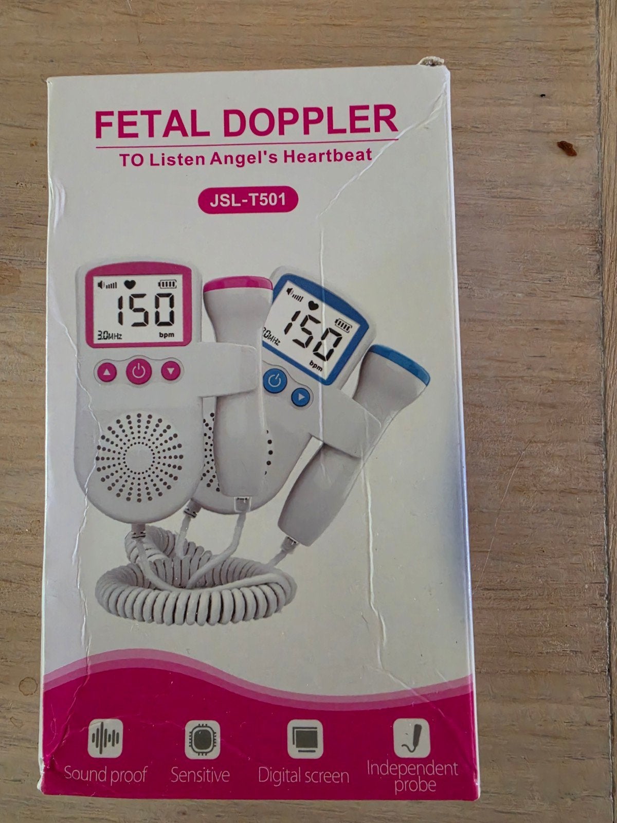 Foetale doppler roze, Ophalen