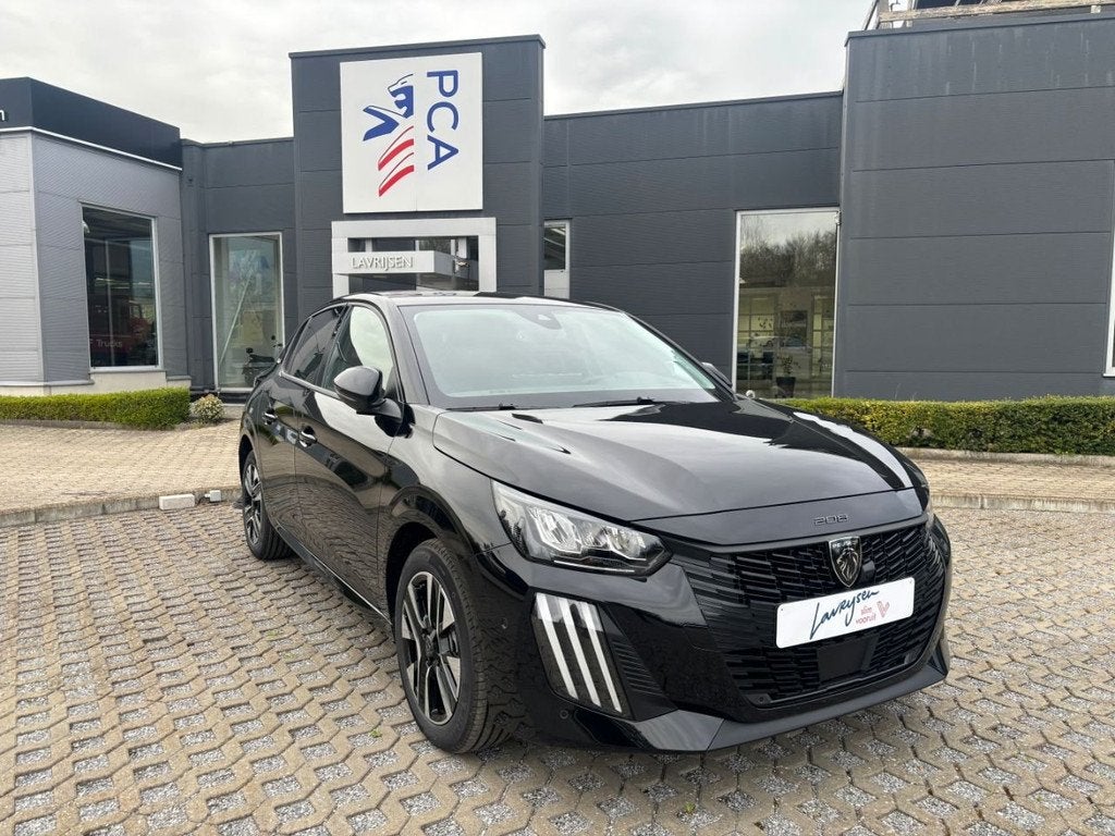 Peugeot 208 Allure Hybrid + Camera360/Navi/Keyless, Auto's, Automaat, Gebruikt, 1199 cc, Bedrijf