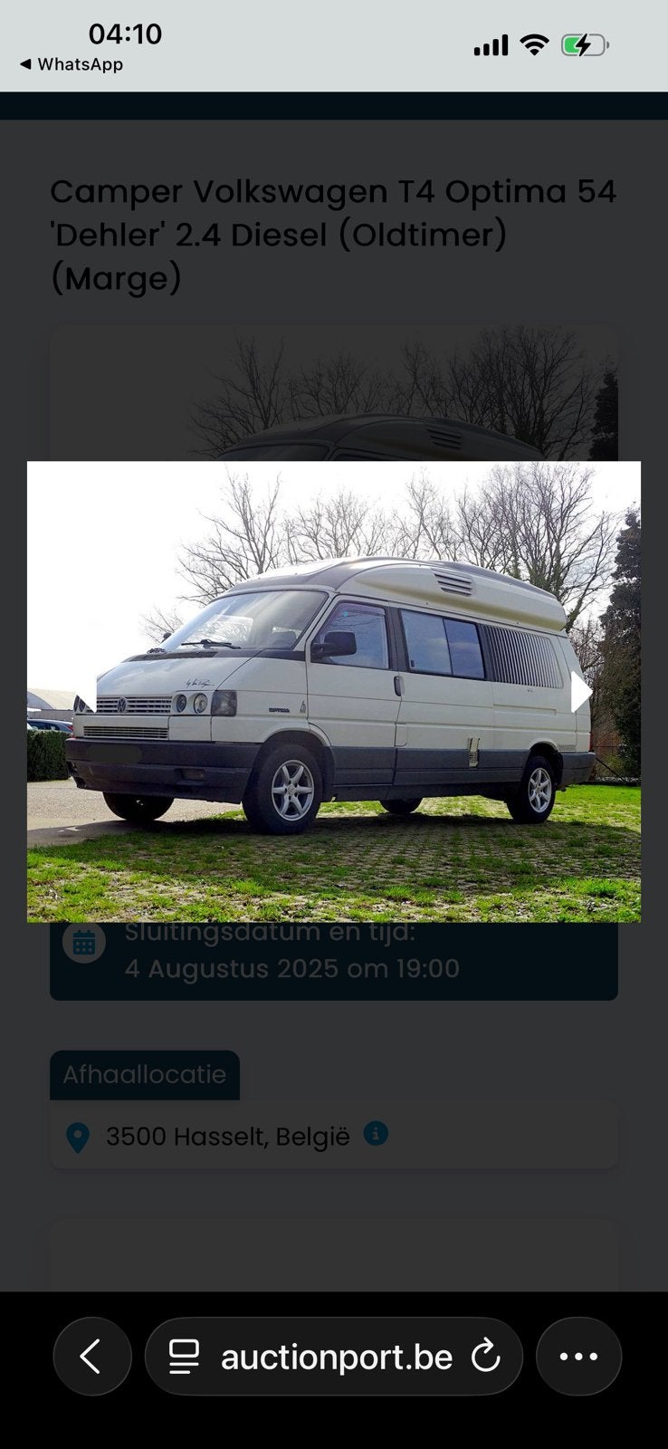 Dheler 5.4, Caravans en Kamperen, Mobilhomes, Douche, Diesel, Particulier, Luifel