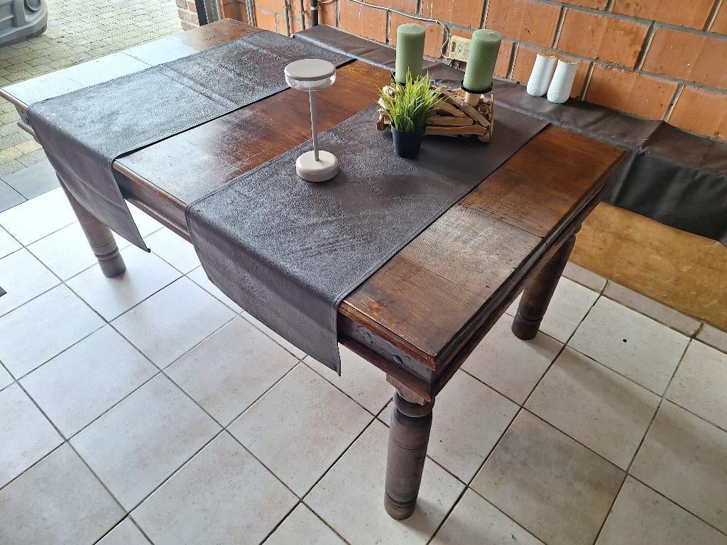 eettafel, Huis en Inrichting, Tafels | Eettafels, Ophalen, Gebruikt, 100 tot 150 cm, 50 tot 100 cm
