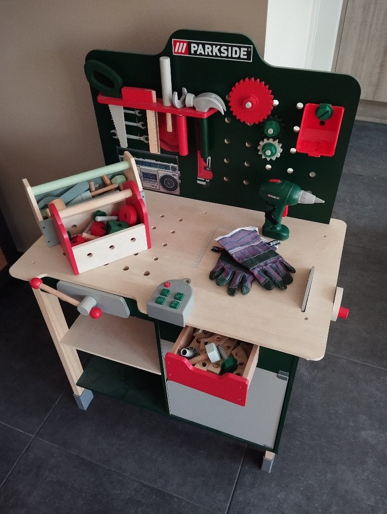 Gereedschapstafel kids, Ophalen, Zo goed als nieuw