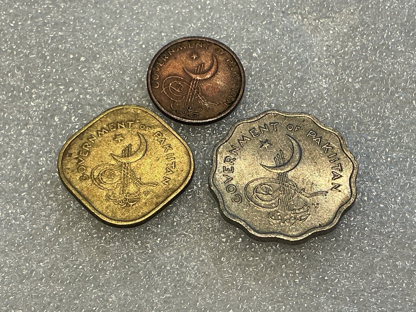 Pakistan 3 pièces différentes 1963, Timbres & Monnaies, Enlèvement ou Envoi, Monnaie