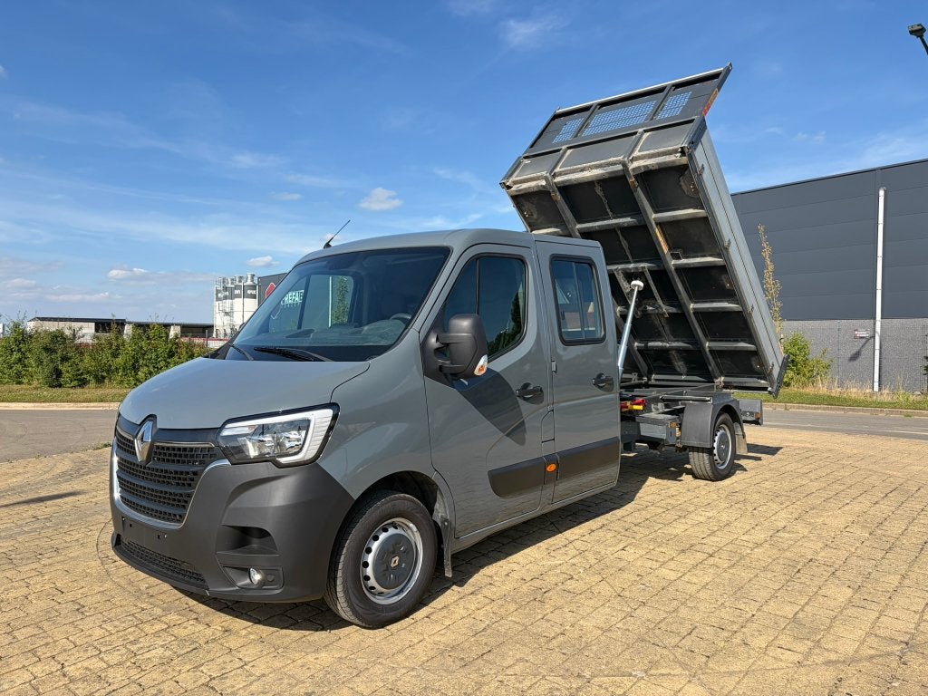 Renault Master kipper / 2.3 145pk / 21892,56 € ex, Auto's, Bestelwagens en Lichte vracht, Bedrijf, Te koop, ABS, Airbags, Android Auto