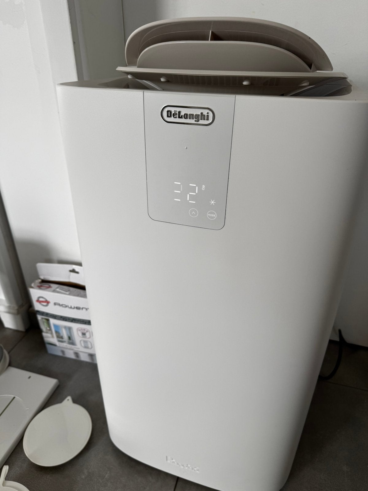 Climatiseur mobile DeLonghi AP98 GentleJet - Sous garantie, 60 à 100 m³, Comme neuf, Classe énergétique A ou plus économe, Climatiseur mobile