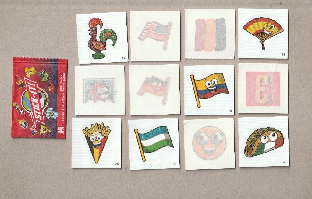 Stick-it - Delhaize : 6 autocollants et 6 tatouages, Enlèvement ou Envoi