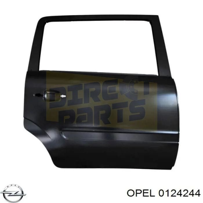 Opel Zafira B (8/05-12/11)  Achterportier Rechts (te spuiten, Neuf, -, Opel, Porte