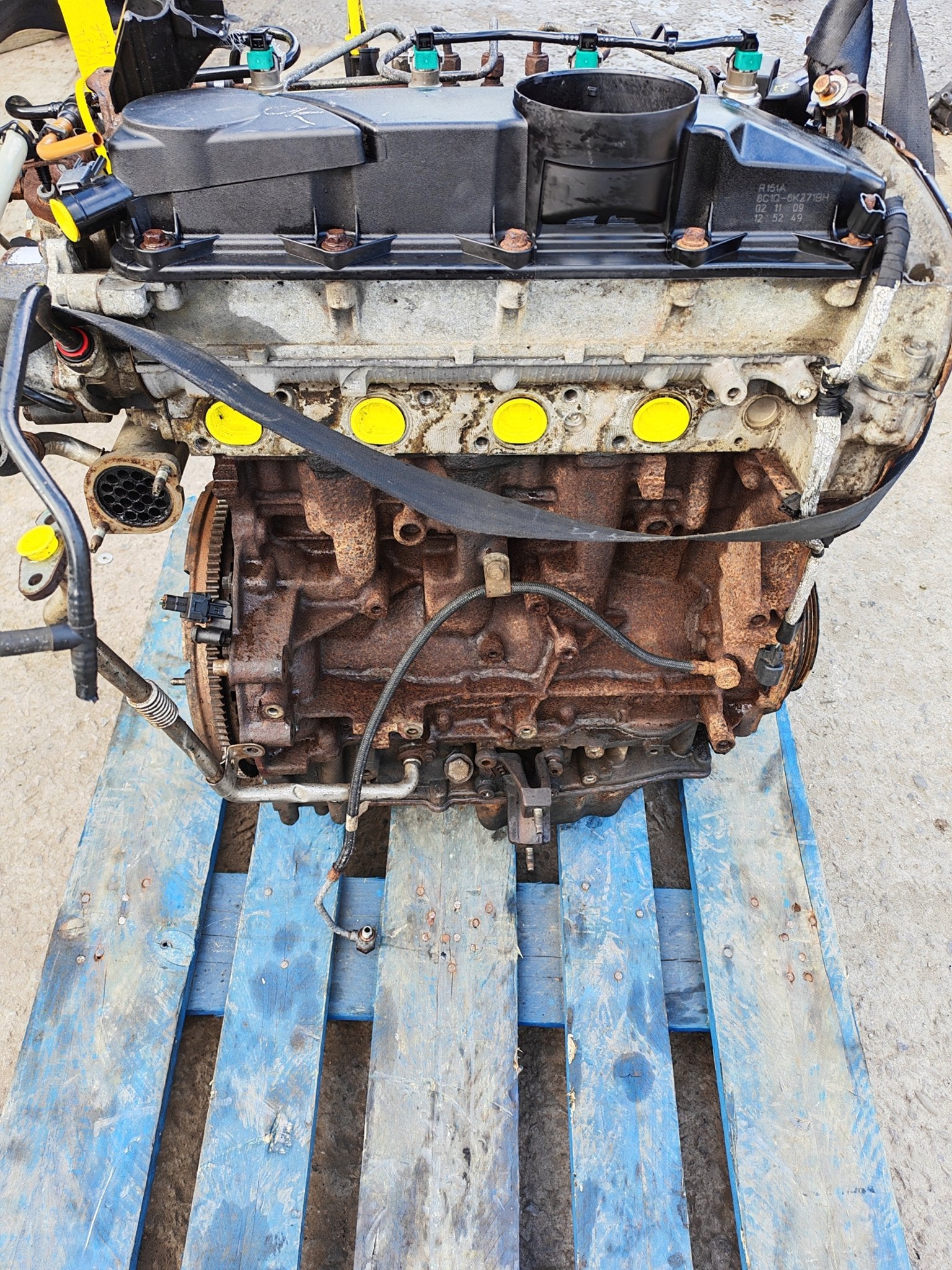 Moteur P8FA Complet FORD TRANSIT, Envoi, Utilisé, Skoda