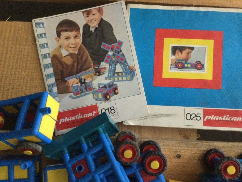 PLASTICANT vintage met 2 boekjes, Enlèvement ou Envoi, Utilisé