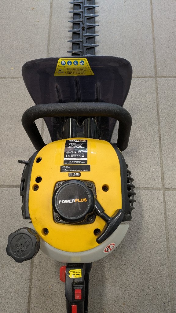 Powerplus heggeschaar, Tuin en Terras, Heggenscharen, Ophalen, Zo goed als nieuw, Benzine, Powerplus