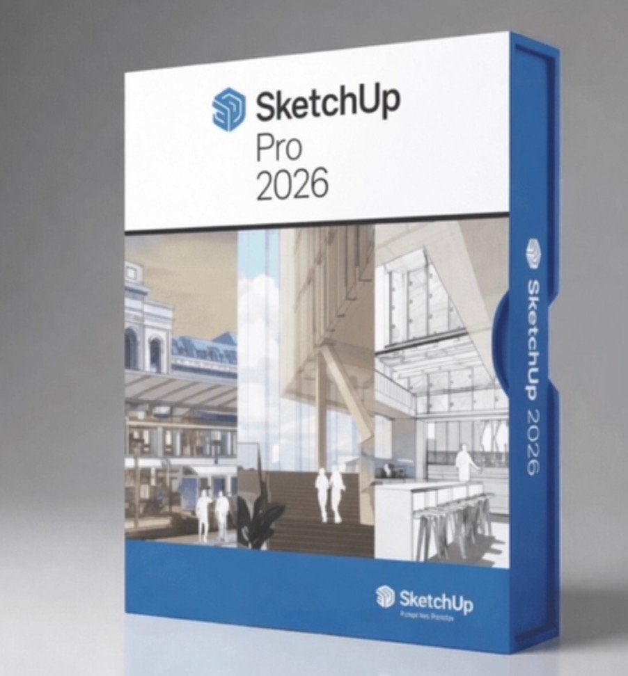 ✅ Sketchup 2026 origineel met permanente licentiecode ✅, Informatique & Logiciels, Logiciel d'Édition, Envoi, Comme neuf, MacOS