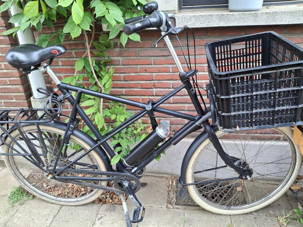Jongerius fiets , kader 67+ (Grote mensen) met ondersteuning, Enlèvement