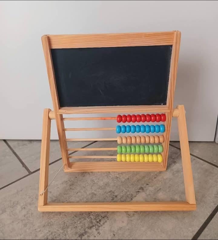 Houten telraam met schoolbord, Enlèvement, Utilisé, Tableau noir