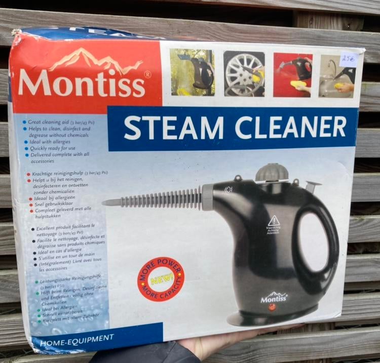 Stoomreiniger Montiss, Electroménager, Vapeurs, Enlèvement, Neuf, Nettoyeur à vapeur