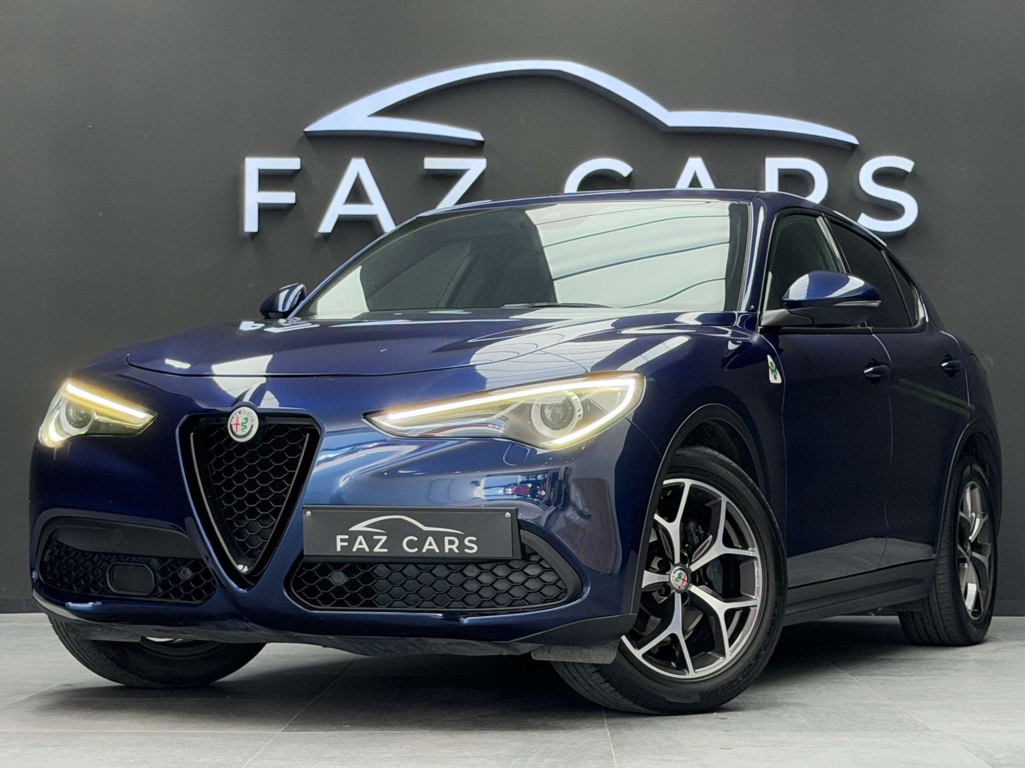 Alfa Romeo Stelvio 2.2 JTD * XENON + CUIR + GPS + GARANTIE *, Auto's, Alfa Romeo, Automaat, 4 cilinders, Blauw, Leder