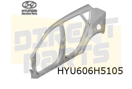 Hyundai i20 (11/20-) zijwand Links Origineel! 71112Q0000, Neuf, -, -, Garde-boue