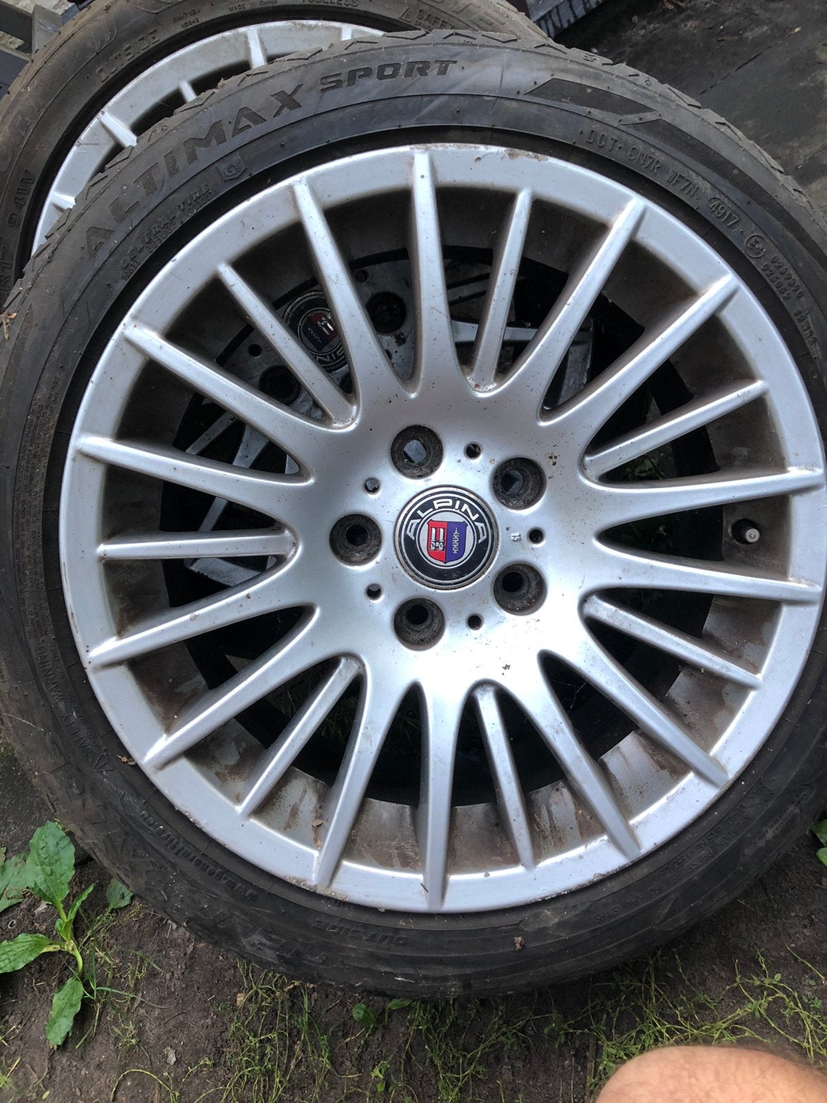 BMW Ronal multispaak velgen met goede banden, Enlèvement ou Envoi, Pneu(s)