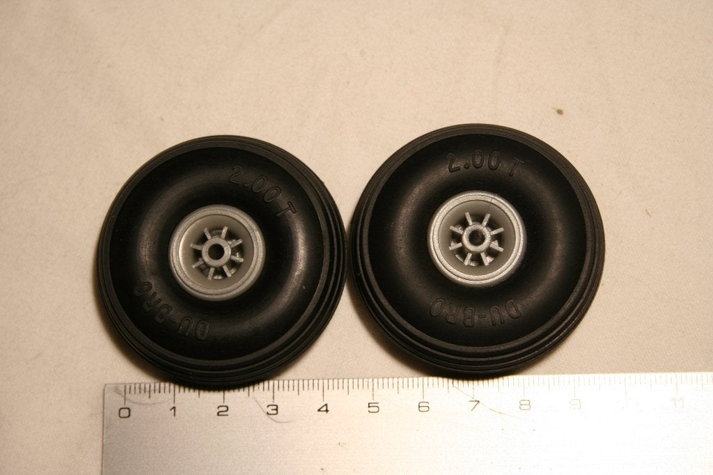 DU-BRO 200T paar RC wielen 2.00" (50,8mm), Hobby en Vrije tijd, Ophalen of Verzenden, Nieuw