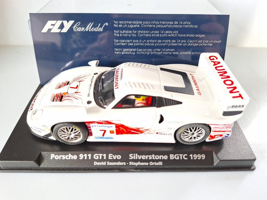 Volez pour Porsche 911 GT1 Evo BGTC Silverstone 1999, Neuf, Autres marques, Électrique, Circuit