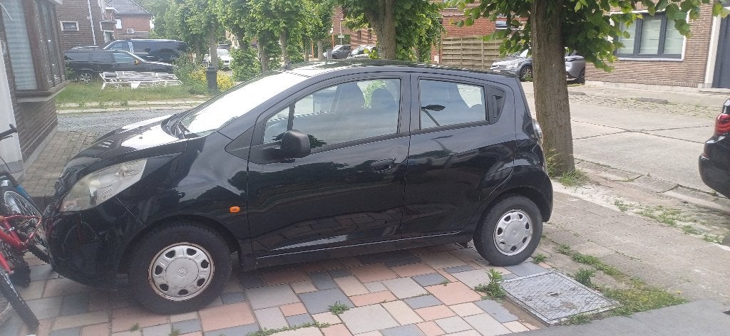 Chevrolet spark, Auto's, Chevrolet, Zwart, Zwart, Particulier, Dealer onderhouden