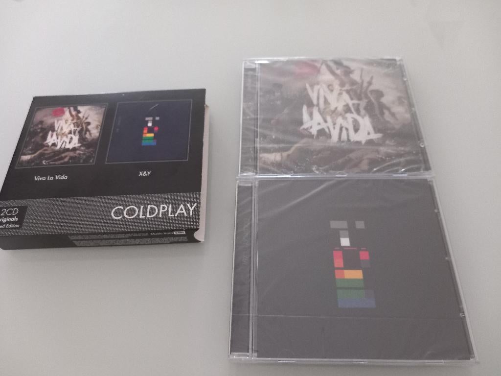 2x CD Coldplay Viva la Vida X&Y Box Pop Rock Chris Martin, Ophalen of Verzenden, Nieuw in verpakking, Boxset