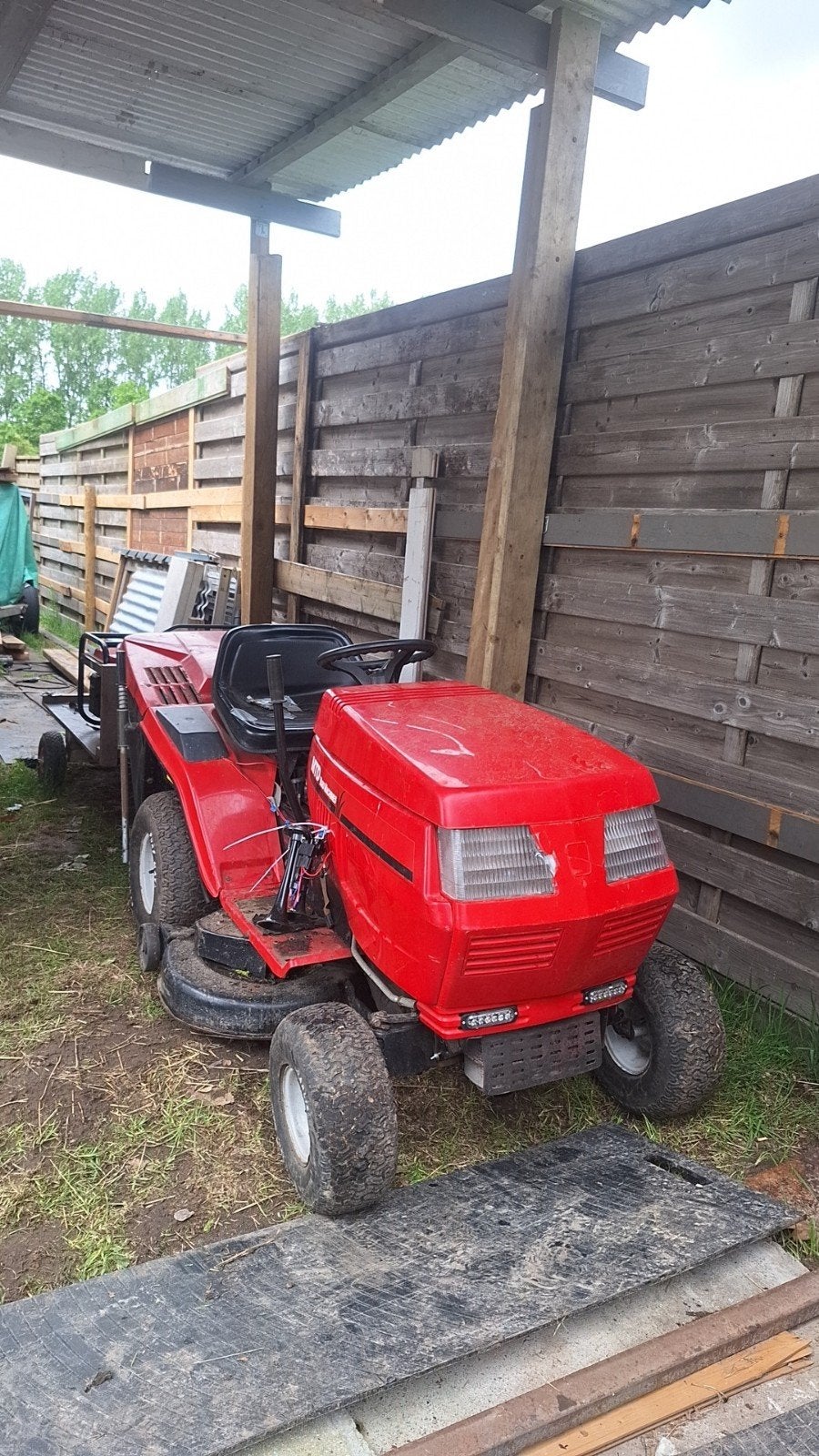 Zitmaaier mtd, Jardin & Terrasse, Tondeuses autoportées, Enlèvement, Bac de ramassage