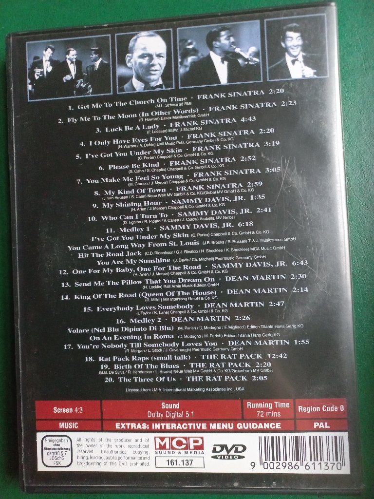 The Rat Pack (Dean Martin, Frank Sinatra, Sammy Davis Jr), Engels, Alle leeftijden, Ophalen of Verzenden, Zo goed als nieuw