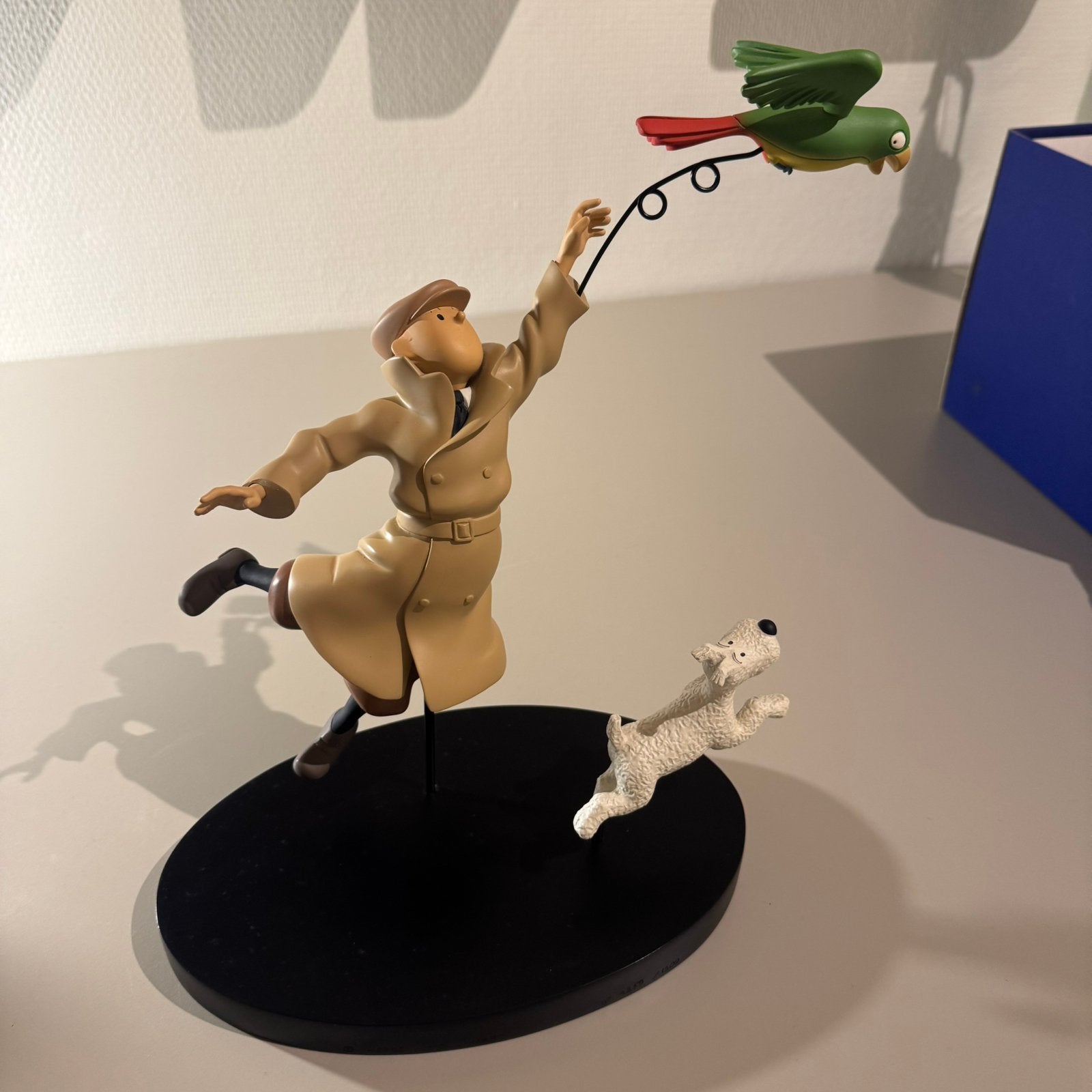 Rare Tintin Perroquet - Leblon Delienne - Etat collection, Collections, Enlèvement, Tintin, Comme neuf, Statue ou Figurine