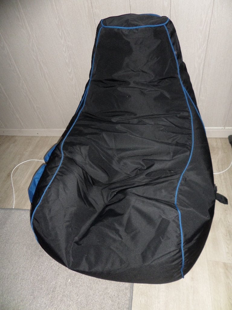Zitzak(Game Over) Zwart met Blauw, Ophalen, Zo goed als nieuw