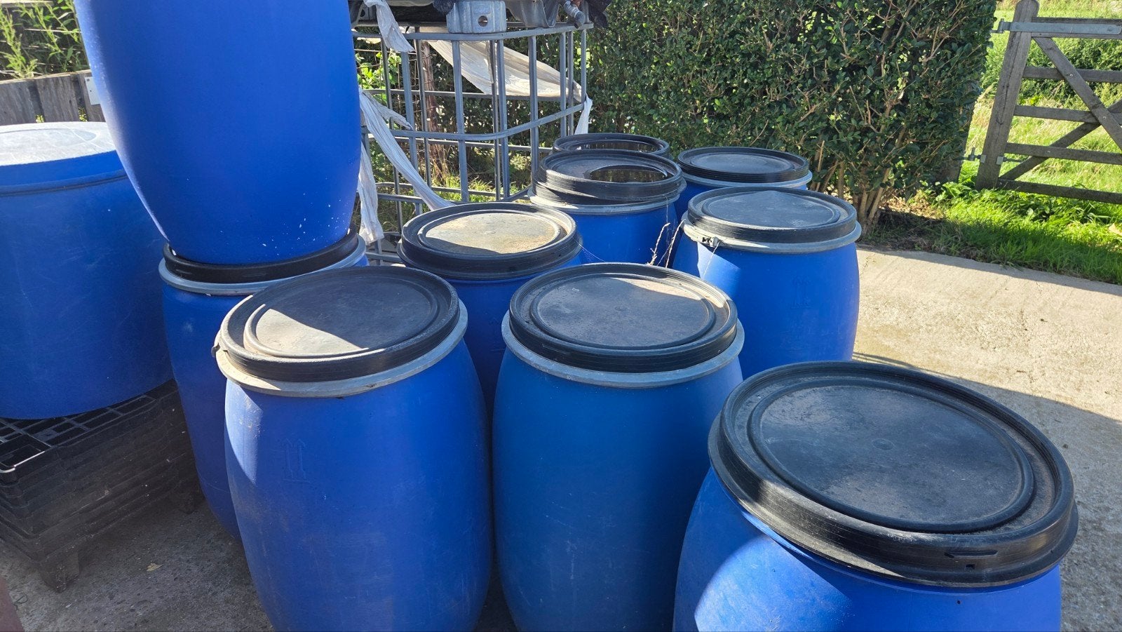 plastic tonnen vaten 120liter, Ophalen