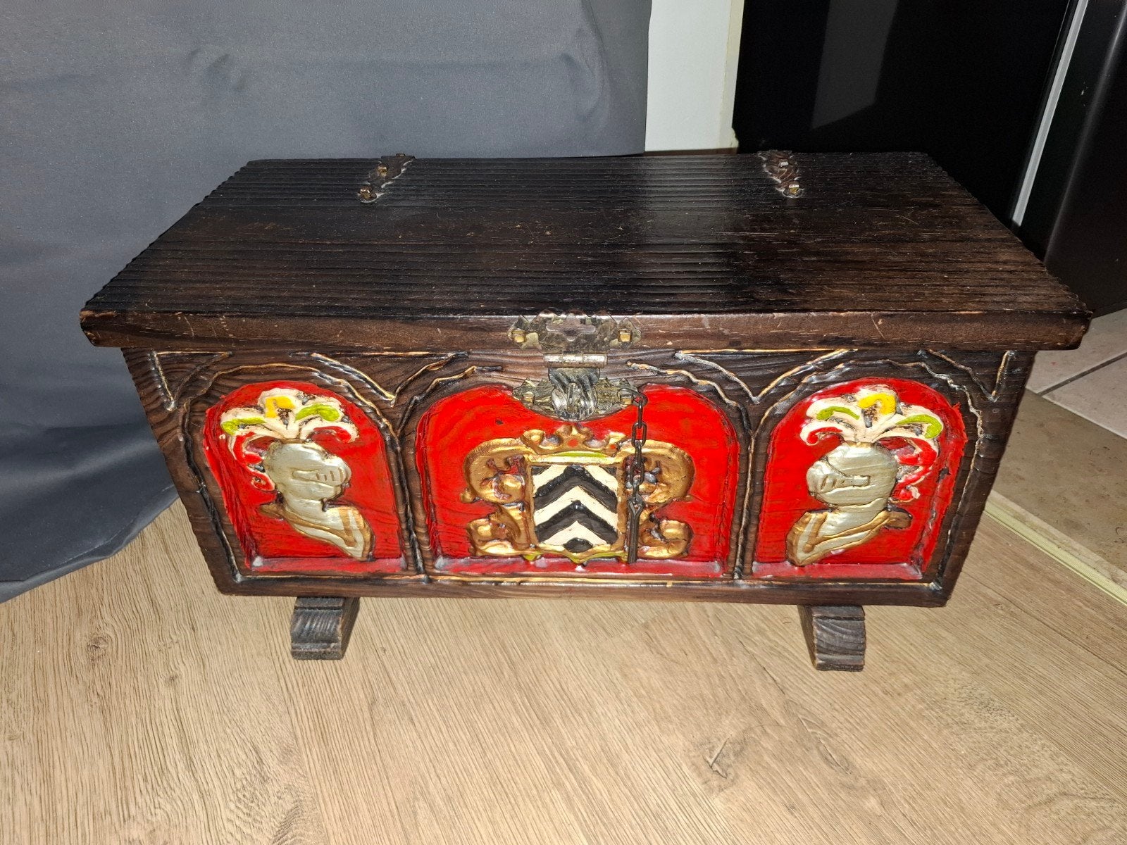 spaanse kist antiek, 50 à 100 cm, Enlèvement, Utilisé, 5 – 50