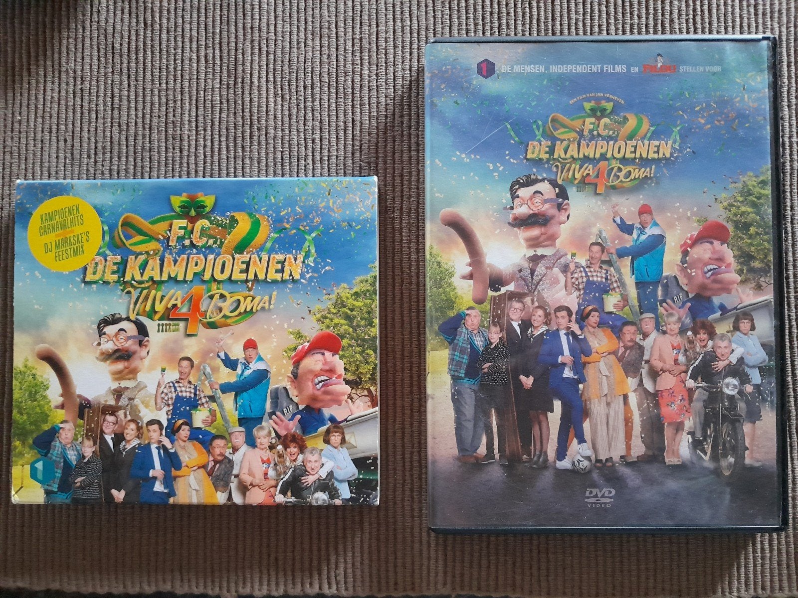 F.C. de kampioenen 4 , viva Boma (dvd + 2cd), Cd's en Dvd's, Alle leeftijden, Nederlands, Ophalen of Verzenden, Zo goed als nieuw