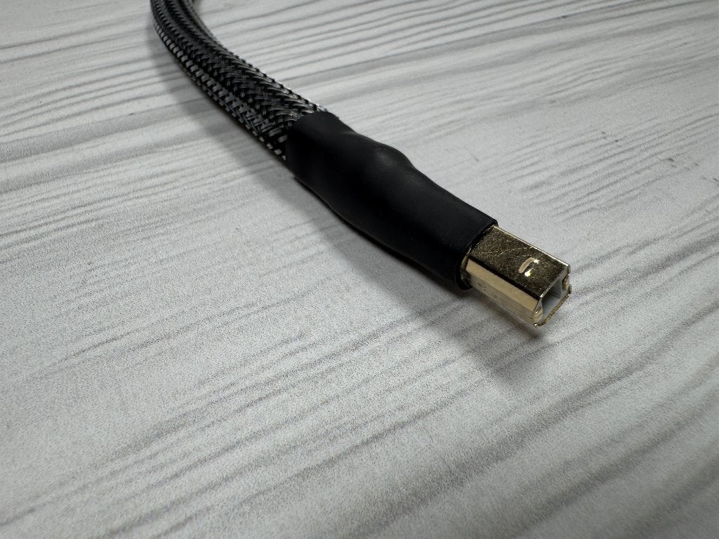 USB-audiokabel zelfbouw muziekkabel handmade, TV, Hi-fi & Vidéo, Enlèvement, Neuf, Moins de 2 mètres, Autres câbles