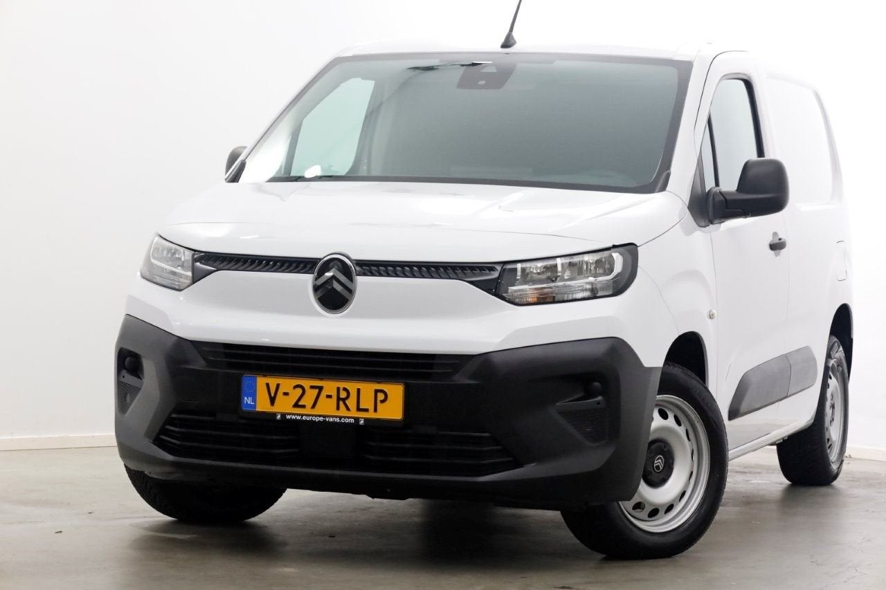 Citroën Berlingo 1.5 BlueHDi 130pk Airco/Carplay/Cruise Cont, Auto's, Citroën, Wit, Bedrijf, Onderhoudsboekje
