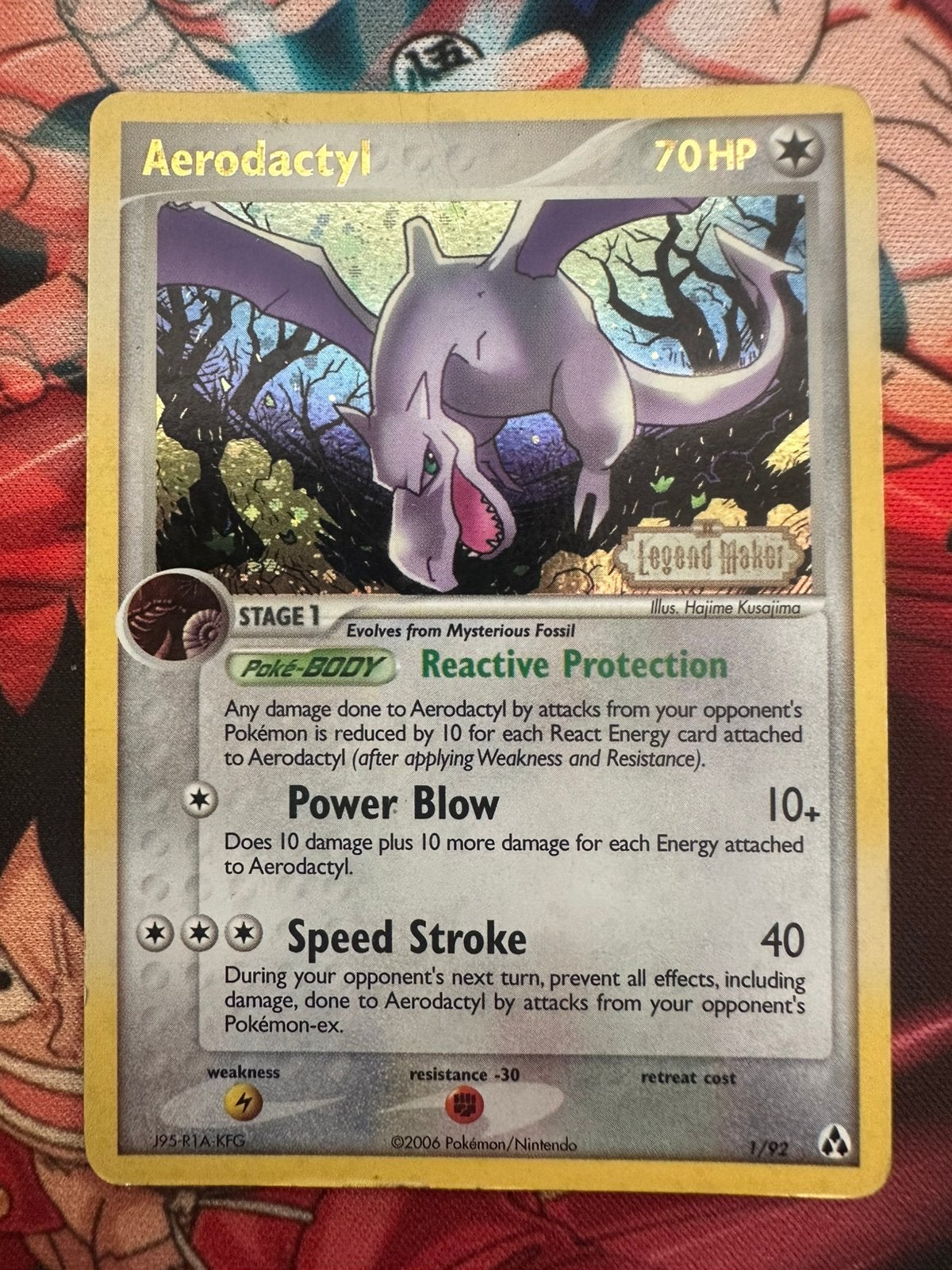 Pokemon sealed + Aerodactyl, Ophalen, Zo goed als nieuw
